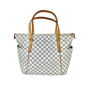 Louis Vuitton Totally GM Damier Azur Tote Shoulder Bag